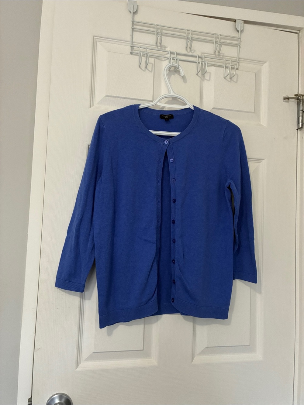 Talbot’s royal Blue Women’s Button-Front Sweater Cardigan